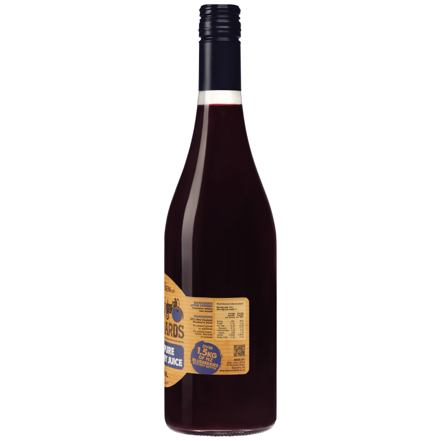 伊甸莊園藍莓純汁 (6瓶)
